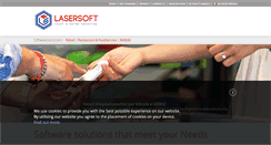 Desktop Screenshot of lasersoft.it